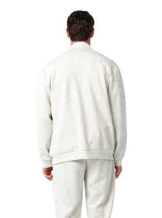 Blackspade Erkek Gri Melanj Sweatshirt 41009 