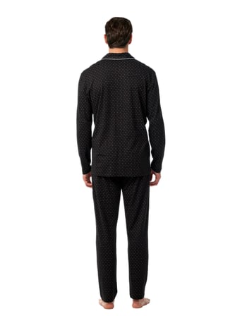 Blackspade Erkek Siyah Uzun Kol Pijama Takımı 40967 