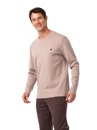 Blackspade Erkek Pembe Uzun Kollu Pijama Takım 40990 