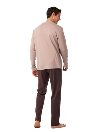 Blackspade Erkek Pembe Uzun Kollu Pijama Takım 40990 