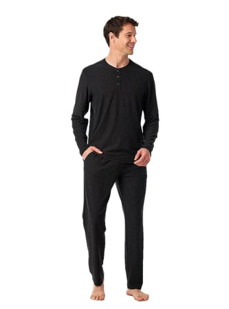Blackspade Erkek Antrasit Uzun Kol Pijama Takımı 40996 