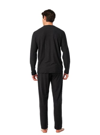 Blackspade Erkek Antrasit Uzun Kol Pijama Takımı 40996 