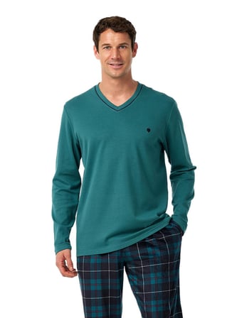 Blackspade Erkek Yeşil Polar Pijama Takımı 40978 