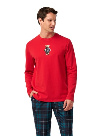 Blackspade Erkek Kırmızı Uzun Kol Pijama Takımı 40979
