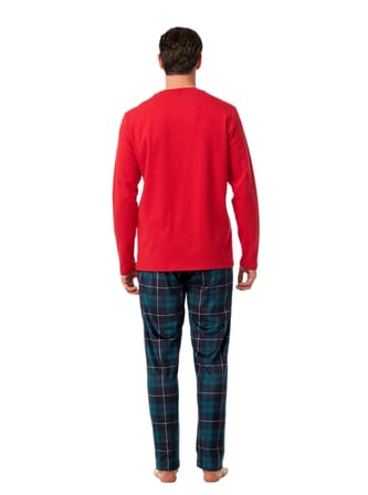 Blackspade Erkek Kırmızı Uzun Kol Pijama Takımı 40979