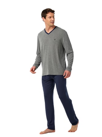 Blackspade Erkek Grimelanj Uzun Kol Pijama Takımı 41044 