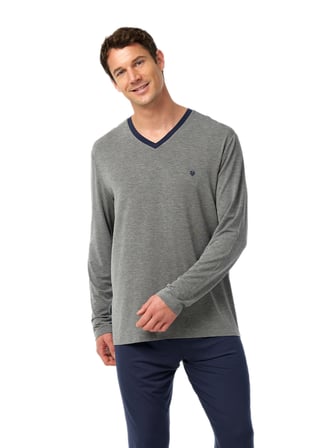 Blackspade Erkek Grimelanj Uzun Kol Pijama Takımı 41044 