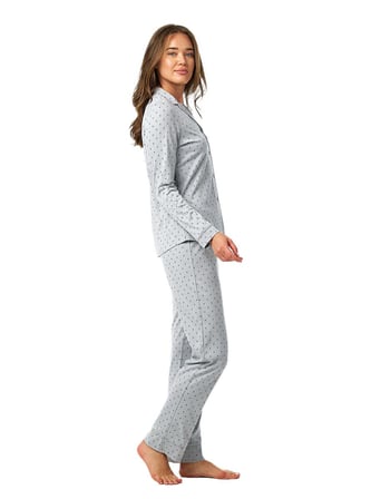 Blackspade Kadın Gri Desenli Pijama Takımı 52207 