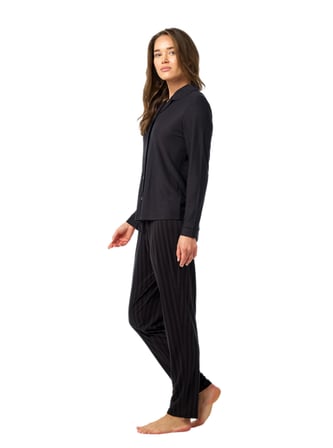 Blackspade Kadın Antrasit Uzun Kol Pijama Takımı 52211 