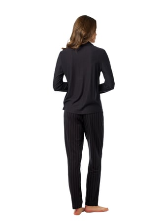 Blackspade Kadın Antrasit Uzun Kol Pijama Takımı 52211 