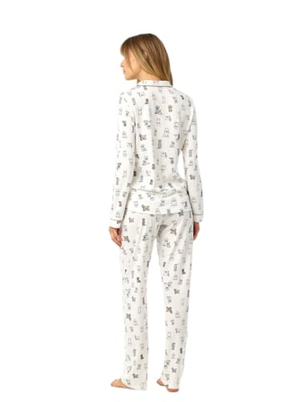 Blackspade Kadın Bej Uzun Kol Pijama Takımı 52264 