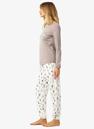 Blackspade Pijama Takımı, S, Vizon
