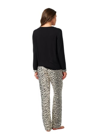 Blackspade Kadın Siyah Uzun Kol Pijama Takımı 52225 