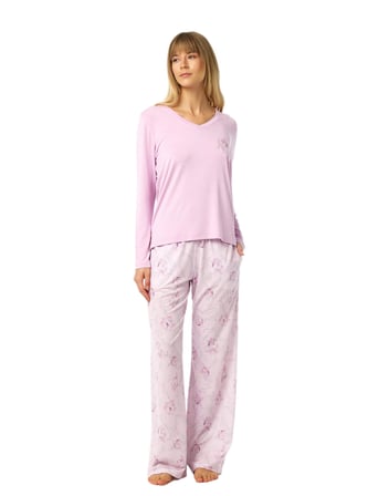 Blackspade Kadın Pembe Uzun Kol Pijama Takımı 52260