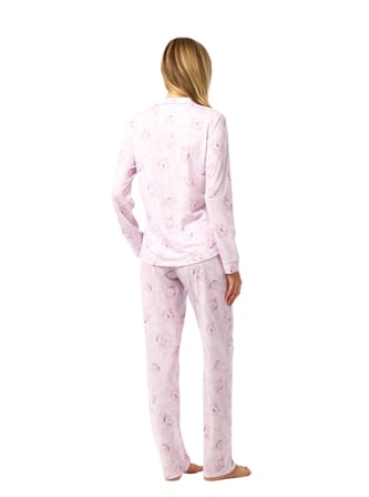 Blackspade Kadın Pembe Uzun Kol Pijama Takım 52261 