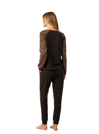 Blackspade Kadın Kahverengi Termal Pijama Takımı 52227 