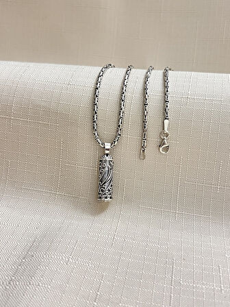 ZÜLFİKAR 925 AYAR GÜMÜŞ CEVŞEN KOLYE