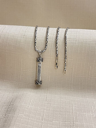 TÜP MODEL KRAL ZİNCİR 925 AYAR GÜMÜŞ CEVŞEN  KOLYE