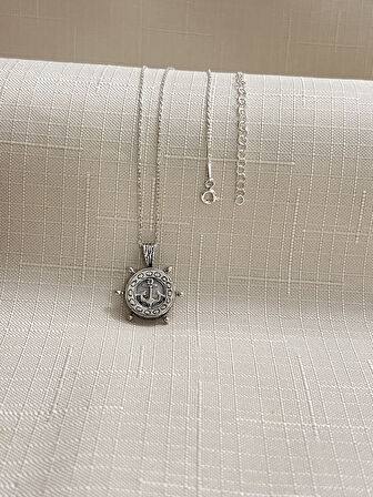 ÇAPA 925 AYAR GÜMÜŞ KOLYE