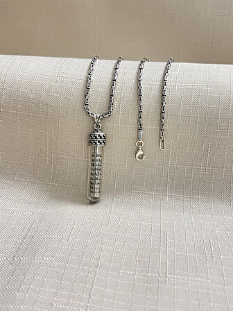 AYETEL KÜRSİ TÜP MODEL 925 AYAR GÜMÜŞ CEVŞEN