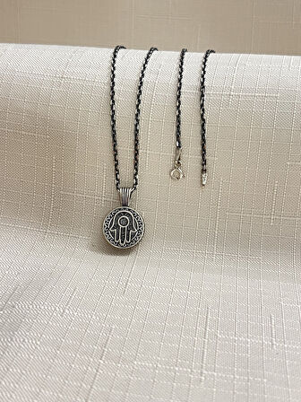 FATMA ANA ELİ CEVŞEN 925 AYAR GÜMÜŞ KOLYE