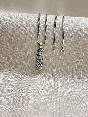 CEVŞENÜL KEBİR TİLKİ KUYRUĞU ZİNCİR 925 AYAR GÜMÜŞ KOLYE