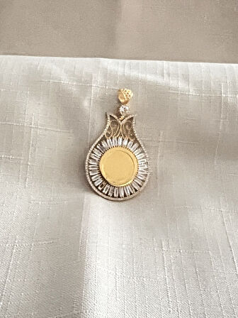 TUĞRA DAMLA MODEL 925 AYAR GÜMÜŞ KADIN KOLYE UCU