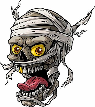 Kuru Kafa Sticker Yapıştırma 18 CM Renkli Su Geçirmez