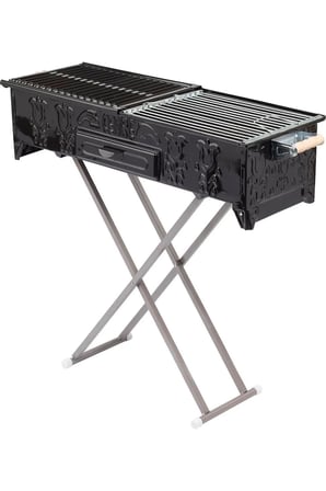 CEMRE C17 PORTATİF AYAKLI BATTAL KÖMÜRLÜ MANGAL 30 X 80 CM