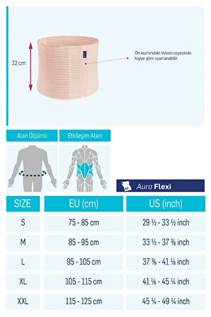 KARIN TOPARLAYICI ABDOMİNAL KORSE AO-25 L BEDEN