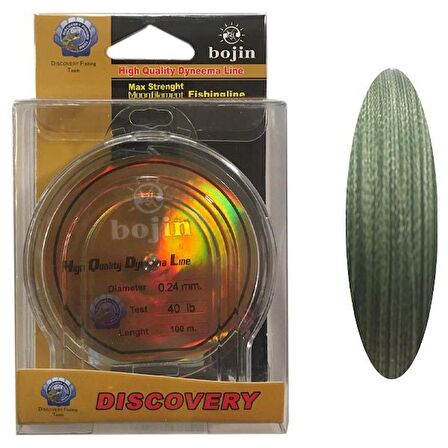 DFT Bojin Dyneema İp Misina 100 m - 0.24 mm Yeşil