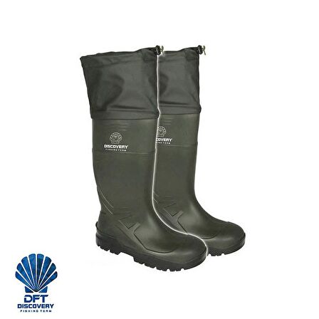 DFT Hunter Green Boots Yeşil Çizme No: 40