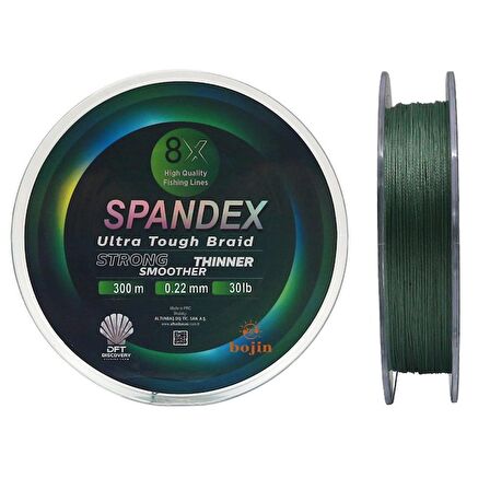 DFT Bojin 8X Spandex İp Misina 0.22 mm 300 m