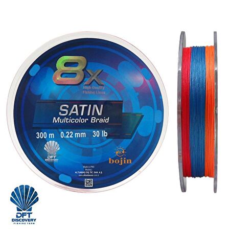 DFT Bojin 8X Satin M.Color İp Misina 0.22 mm 300 m