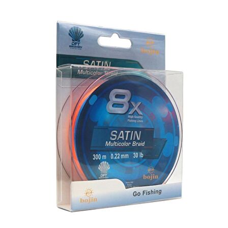 DFT Bojin 8X Satin M.Color İp Misina 0.22 mm 300 m