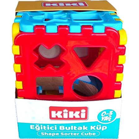 Bultak - Kiki Eğitici Bul-Tak Küp - Eğitici Geliştirici Oyuncak