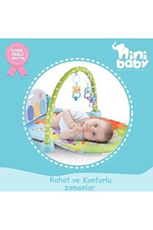 Nini Baby Piyanolu Büyük Oyun Halısı