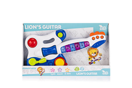 Nini Baby Işıklı Müzikli Gitar Beyaz