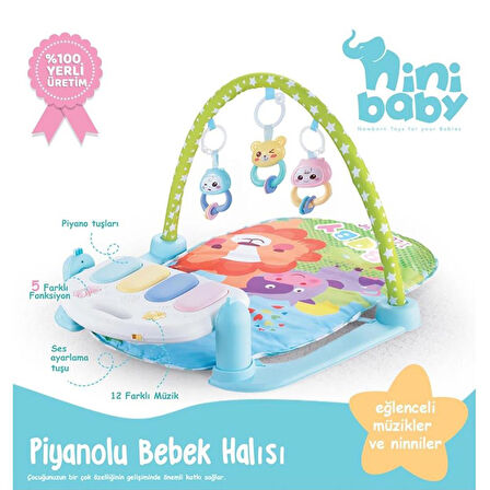 Nini Baby Piyanolu Oyun Halısı