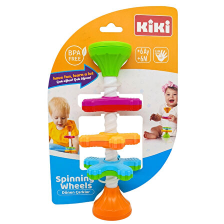 Kiki Eğitici Erken Gelişim Dönen Çarklar AE-2401
