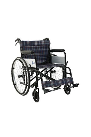 GOLFİ G-099 Comfoftplus Refakatçi Frenli Katlanabilir Manuel Tekerlekli Sandalye