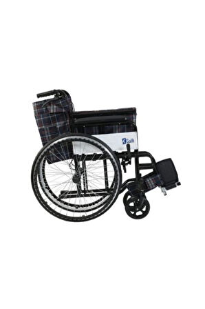 GOLFİ G-099 Comfoftplus Refakatçi Frenli Katlanabilir Manuel Tekerlekli Sandalye