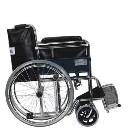 Golfi Standart Tekerlekli Sandalye | Çelik Gövde, Katlanabilir Yapı, PVC Tekerlek G101