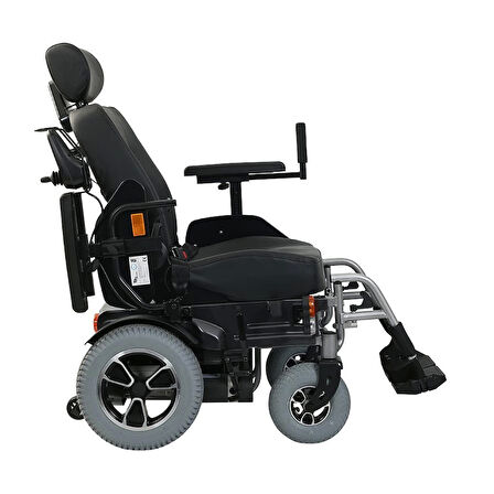 Scuba Standart Akülü Tekerlekli Sandalye | Yüksek Taşıma Kapasiteli Çelik Gövde S220
