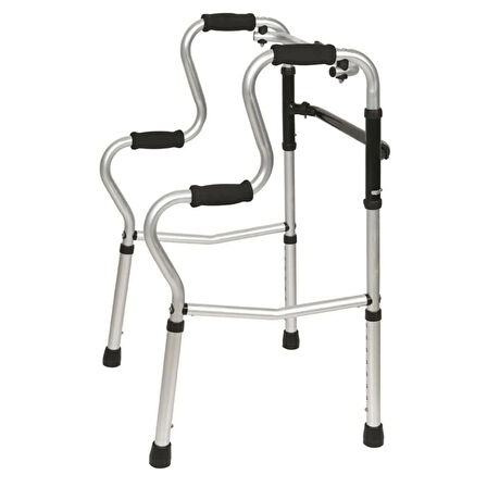 Alüminyum Kademeli Walker | Hafif, Katlanabilir ve Ergonomik Yapısıyla Güvenli Yürüme Desteği