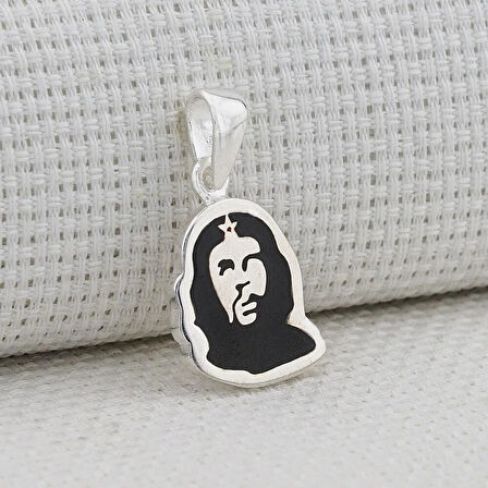 Che Guevara 925 Ayar Gümüş Erkek Kolye Ucu