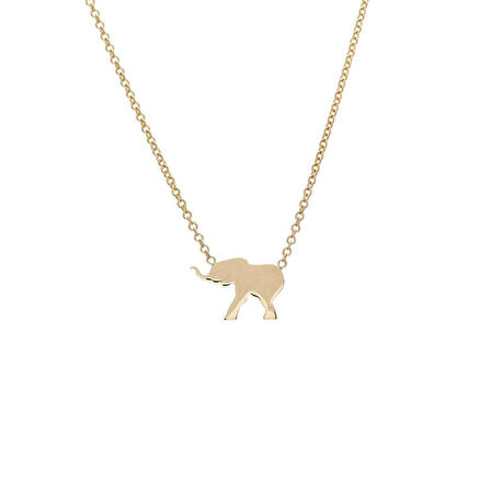 Fil 14 Ayar Altın Kolye