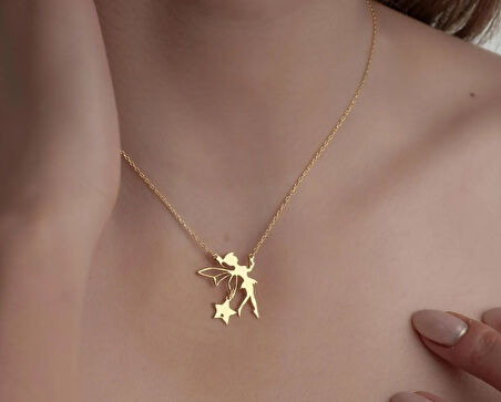 Peri 14 Ayar Altın Kolye