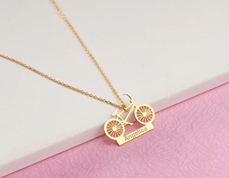 Bisiklet 14 Ayar Altın Kolye