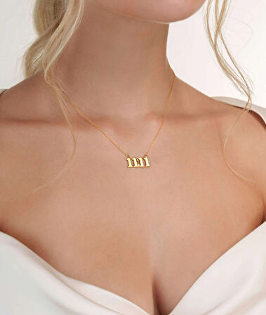 Zaman 14 Ayar Altın Kolye